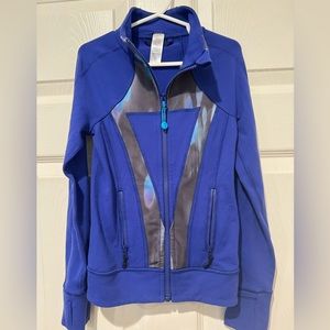 Ivivva sz 6 girls zip up jacket with thumb holes and pockets